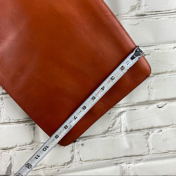 Anne Klein leather and suede camel brown  clutch/wristlet - Picture 9 of 9